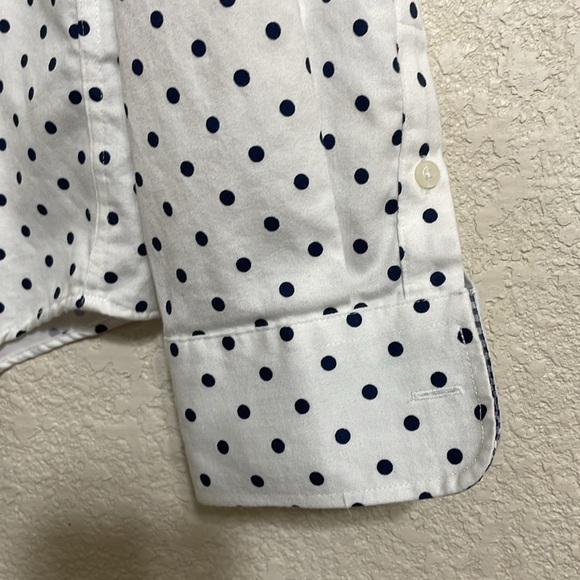 CHAPS Women’s Black Polka Dot Shirt - Picture 6 of 7